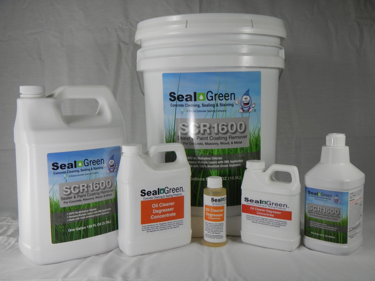 I have several questions about using SealGreen SCR1600 Coating Remover on my stamped concrete